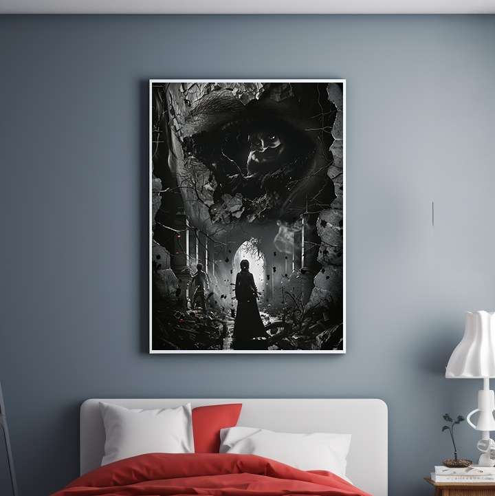 Dark Fantasy Horror Art – The Watcher Beyond | Nightmares Series ...
